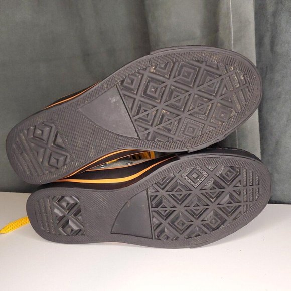 Feng Wei Chuan Fashion Sneaker Boot Converse Denim Yellow, Womens Size 6.5 EU 37 - Picture 6 of 9